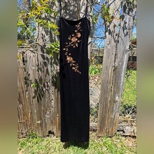 Vintage faux Velvet Grunge Prom Dress